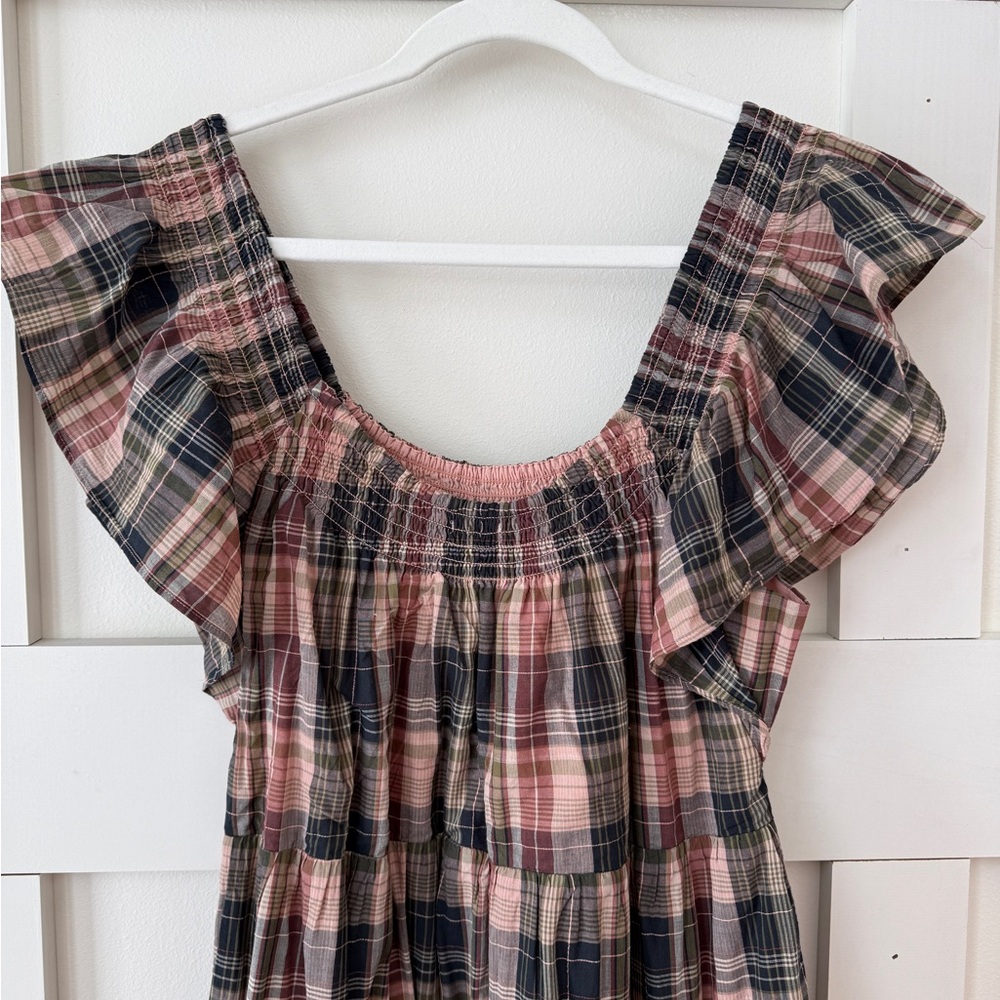Plaid Madewell dress - Picture 2 of 4